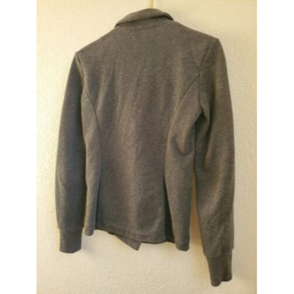 A|X Armani Exchange Women's Fitted‎ Blazer Jacket Grey Knitted Size XS w/… - Picture 8 of 8